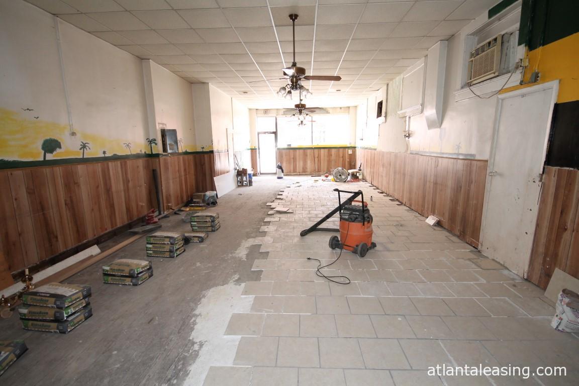 Ground floor restaurant - front of house (view from rear)