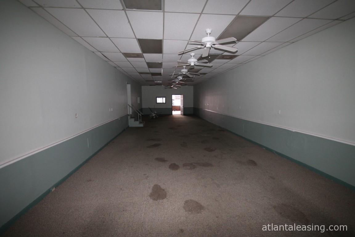 Ground floor retail/office - front room (view from rear)